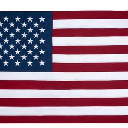 Homissor 100% Cotton Flag American Flags 3x5 Ft New Cotton USA Flag Heavy Duty Outdoor Fade Resistant Embroidered Stars