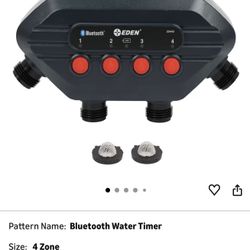 Water Timer 4  Zone  Bluetooth 