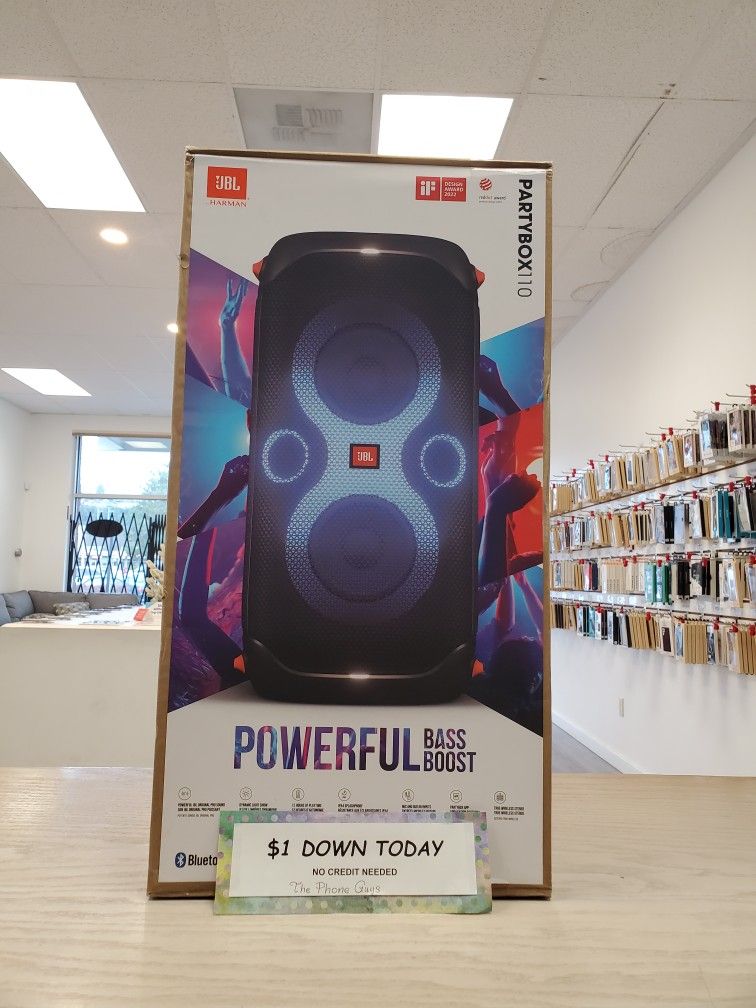 Jbl Partybox 310 Brand New Bluetooth Speaker - $5 DOWN TODAY, NO CREDIT NEEDED