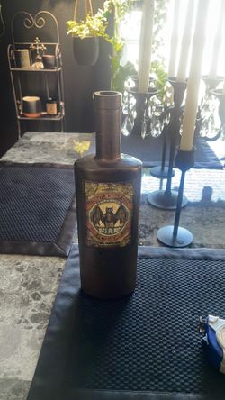 Halloween Glass Bottle