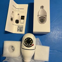 Brand new Wireless Security 360° 1080P Light Bulb Camera with Wi-Fi IR Night
