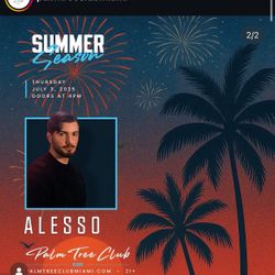 Palm Tree Club- Alesso 7/3/25