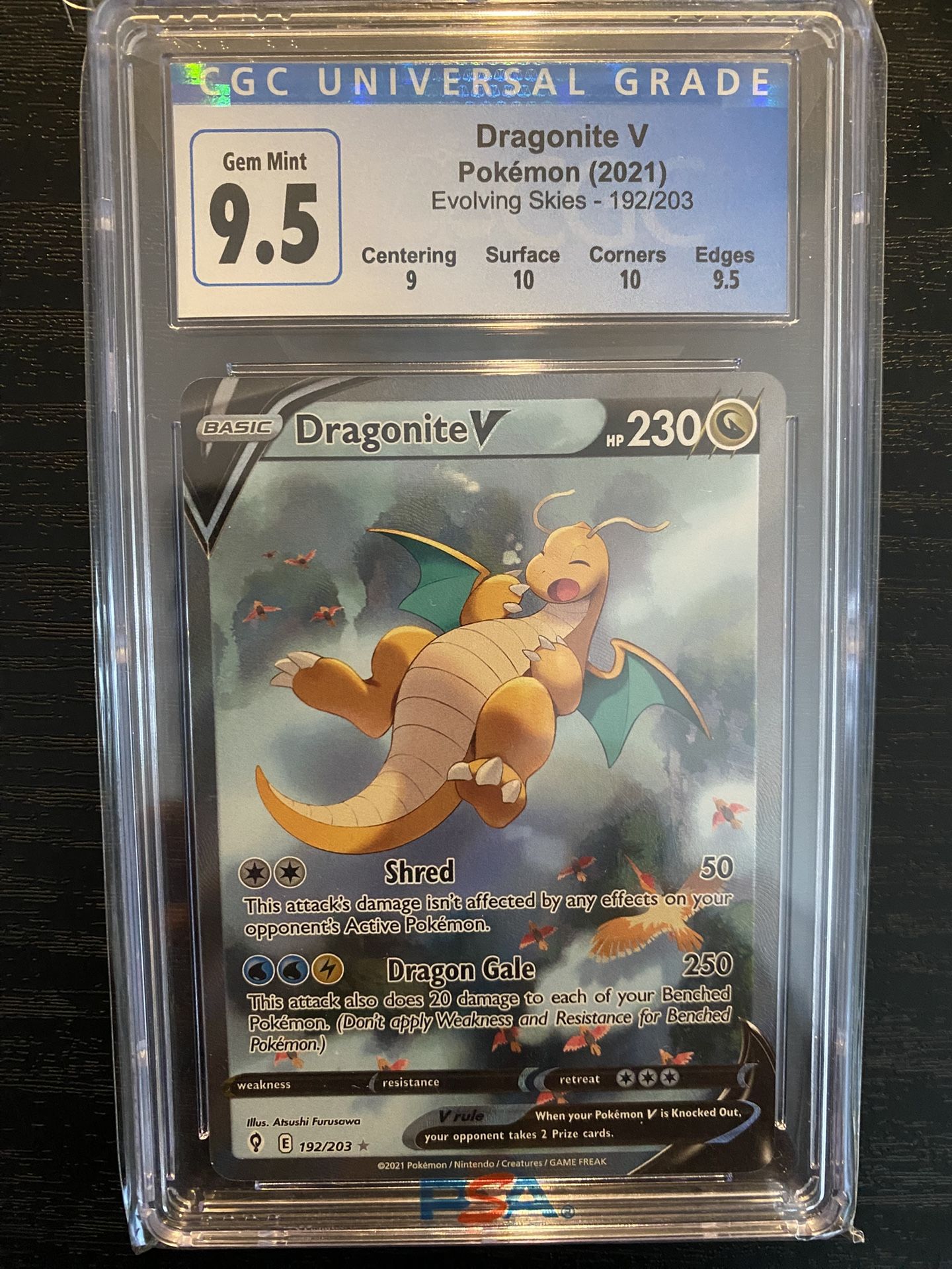 Pokemon CGC Graded 9.5 Alt Art Dragonite