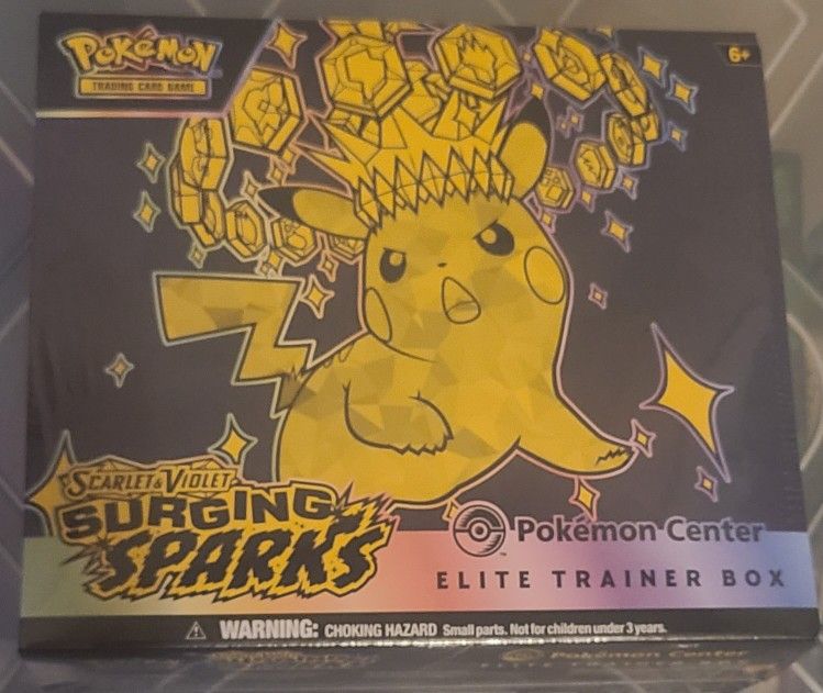 Surging Sparks Pokémon Center Elite Trainer Box