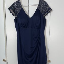 Navy Blue Formal Dress