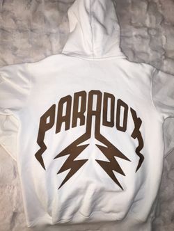PARADOX Graphic cream Hoodie in Brown Print | S |