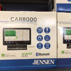 Jensen CAR8000 10” Touchscreen Receiver On Sale/ Payment Plans Available/ Zero Down/ Zero Interest/ No Credit Needed 
