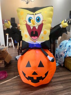 4ft SpongeBob Halloween inflatable