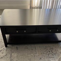 Dark Brown Coffee Table 
