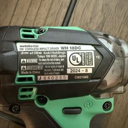 18V MULTIVOLT™ CORDLESS TRIPLE HAMMER BOLT IMPACT DRIVER | METABO HPT WH18DC
