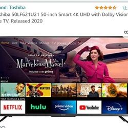 50" Toshiba Smart 4k UHD Fire TV w/ Dolby Vision