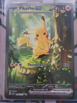 Pokemon Pikachu EX Ascended Heroes SIR