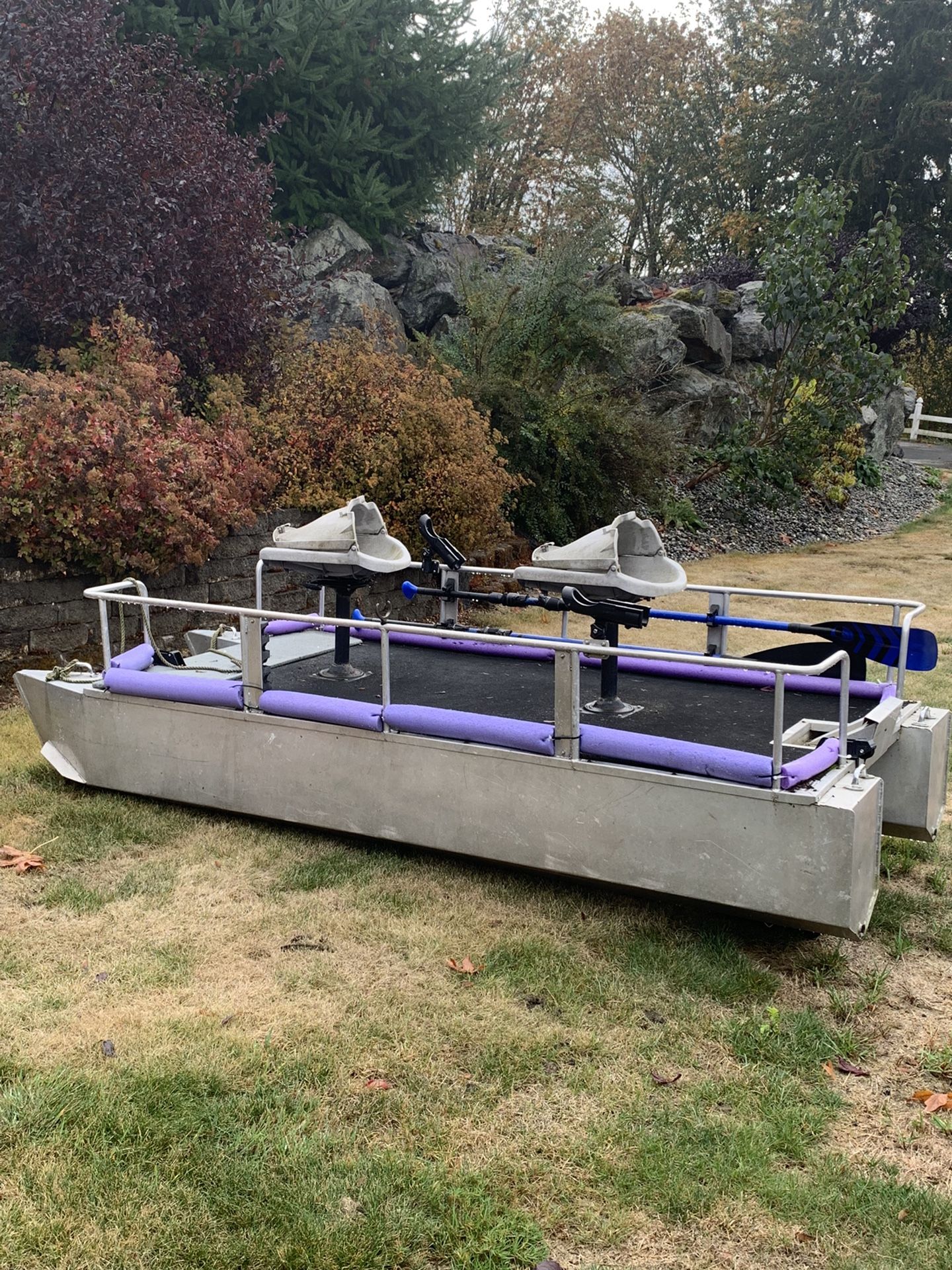 Mini Aluminum Fishing Pontoon for Sale in Sedrowoolley, WA OfferUp