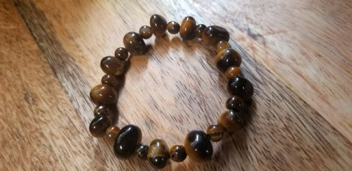 Tigers eye stretch braclettes