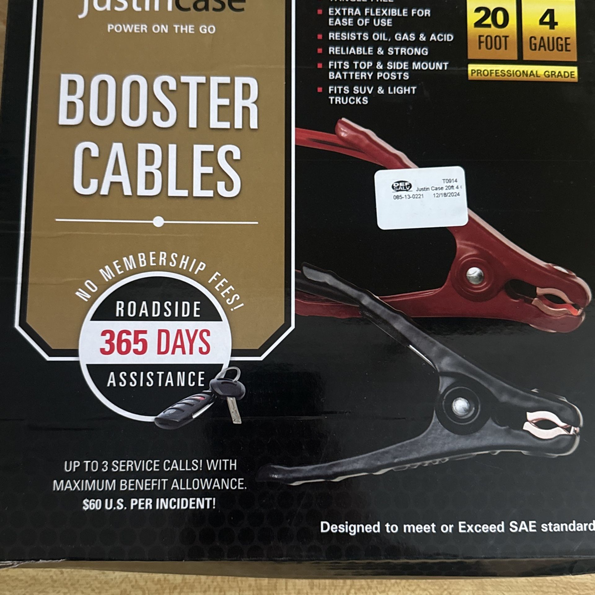 Booster cables