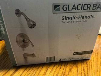 Glacier Bay brushed nickel tub and shower set with valve - new - Nellis / Sahara
