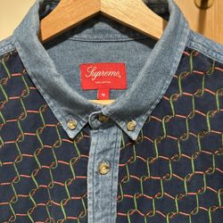 Supreme Denim Blue Jean corduroy Medium 