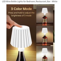 LED RGB table lamp shade