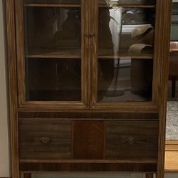 Antique Vintage Wood Cabinet