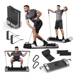 SQUATZ ABS Metal Push Up Body Workout System Easy to Use Home Use - Black