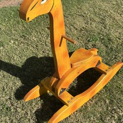 Rocking Horse Style Giraffe 