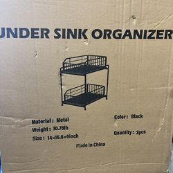 Under sink organizer