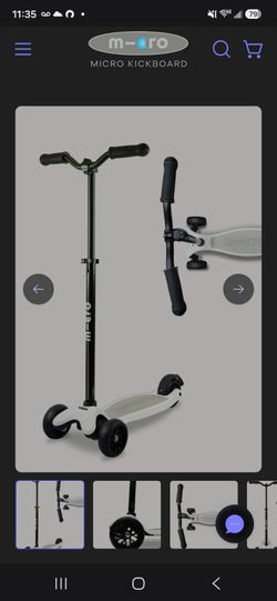 Micro Kickboard Three-Wheel Scooter