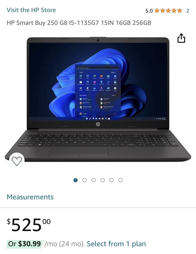 HP 250 G8 Notebook Laptop 