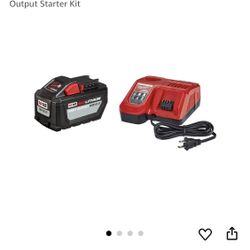 Milwaukee High Output Battery And Charger