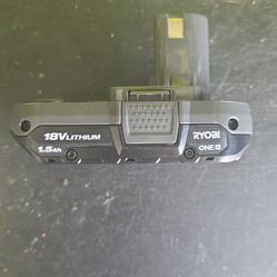 Ryobi 18v 1.5ah Battery 