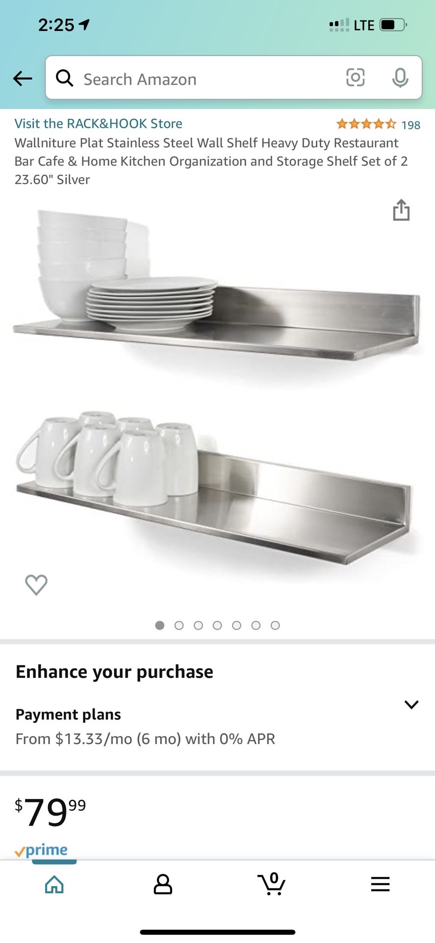 Stainless Steel Shelves