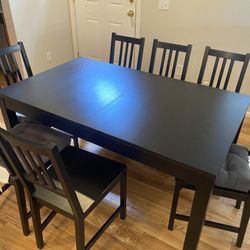 IKEA Extendable Dining Table + Chairs