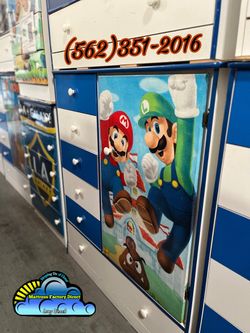 Mario brothers closet wardrobe dresser ropero armoire Nuevo