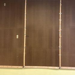 Wall Size Peg Board And Half Wall Size Slay Board