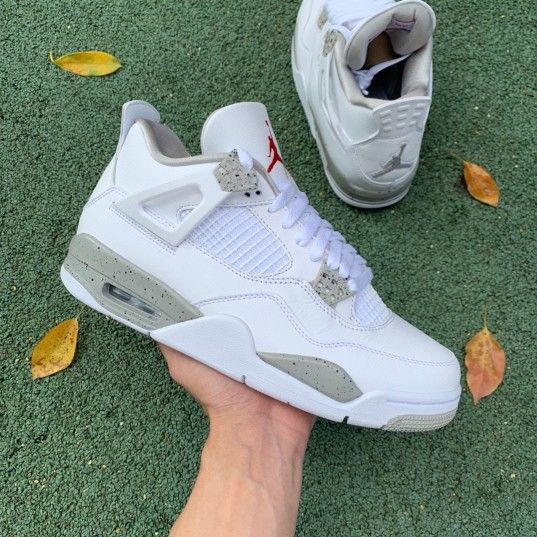 Air jordan 4s WHITE OREO more colors available
