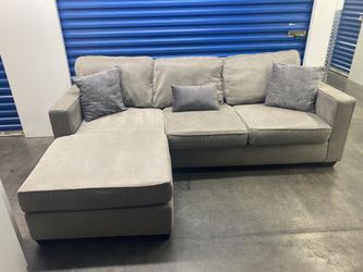 Comfortable Gray Sectional (free delivery)