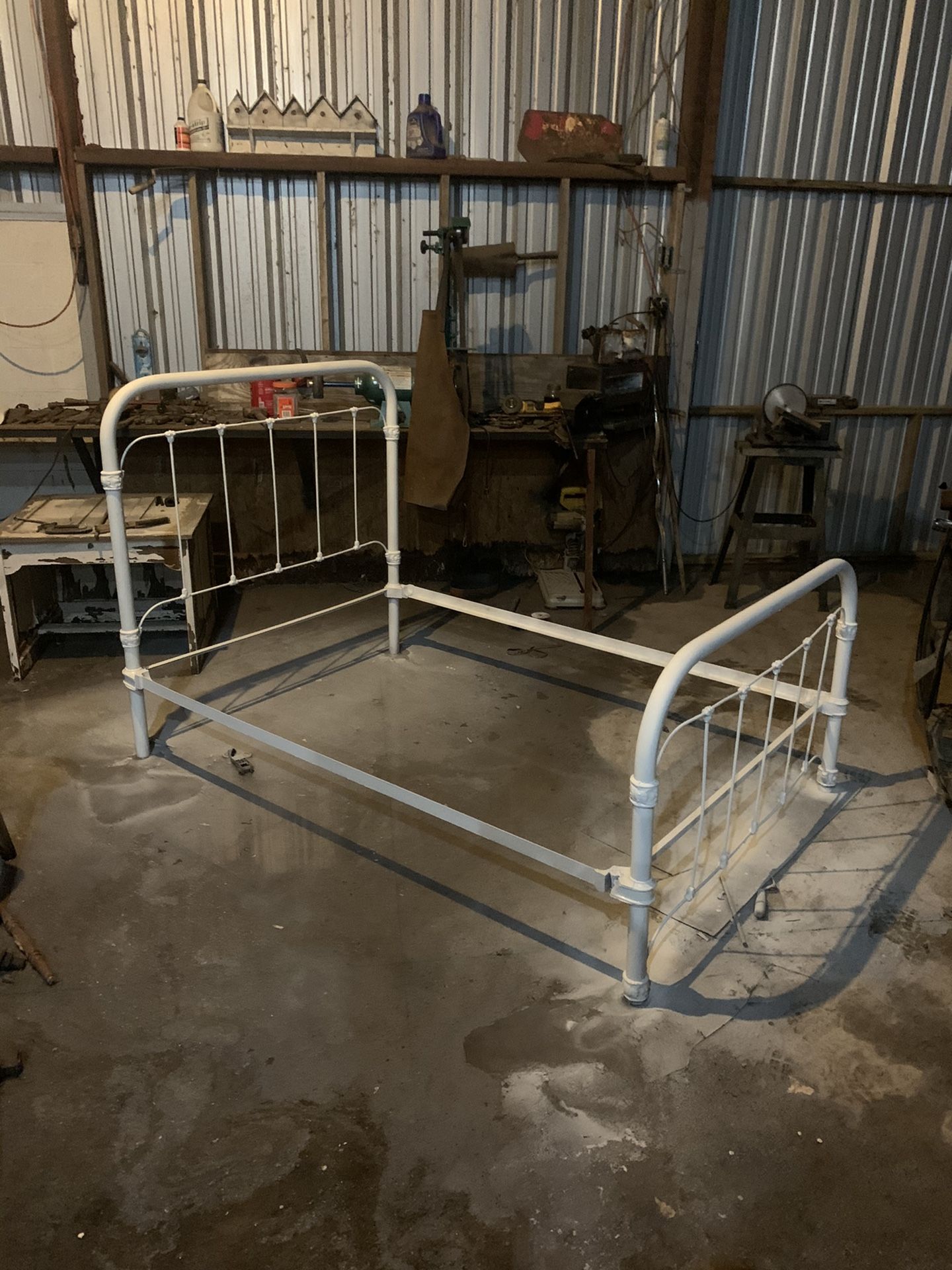 Antique Iron Bed $150 Obo