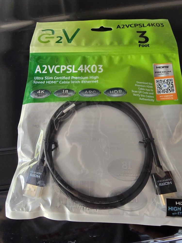 A2V HDMI With Ethernet