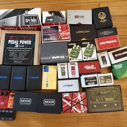 Guitar Effects Pedals – MXR, TC electronic, Wampler, UAFX, BOSS, Xotic, Dunlop, Tech 21, JHS, Kingtone, Fortini +more