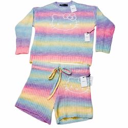 Hello Kitty Multi Color Two Piece Set