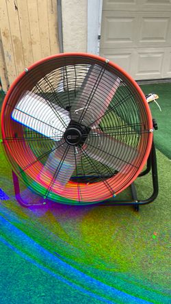 24inch tilt drum fan brand new w/ box and wheels