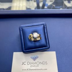 Ring Set Engagement 14k Gold