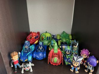Pjmask Figures And Vehicles