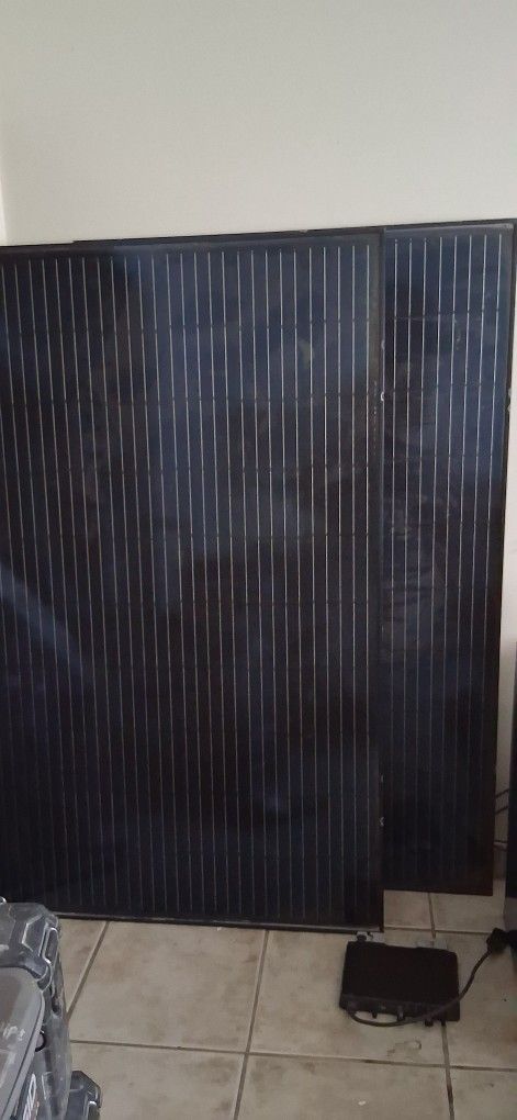Solar Pannels And Inverter Box
