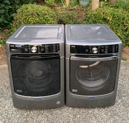 Maytag washer and dryer set.