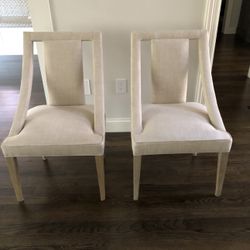 Pair of Restoration Hardware Chairs 