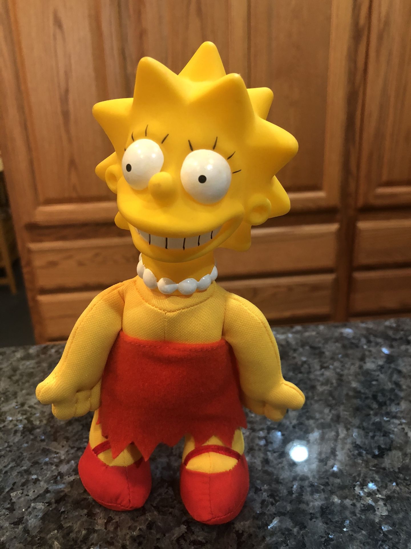 Simpson’s Lisa Stuffed Animal Plush Toy Doll. Size 8 inches tall. Brand new never played with