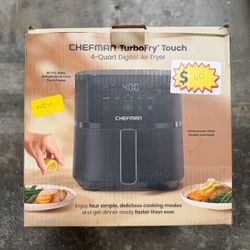 Chefman TurboFry Touch 4-Quart Digital Air Fryer