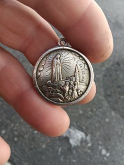 Mid Century Catholic Pendant from Milan Italy