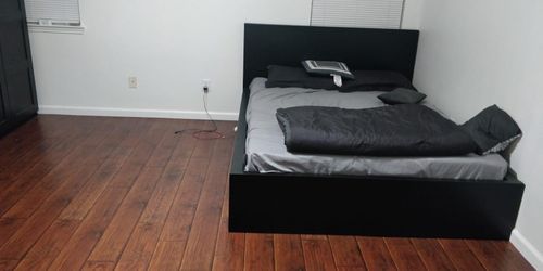 Queen mattress and Queen malm bed frame( IKEA)